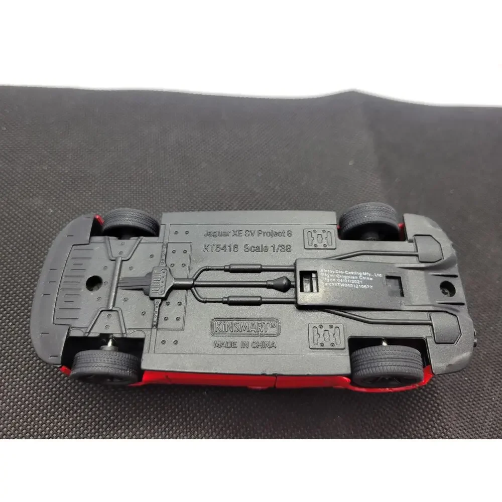 Kinsmart Jaguar XE SV Project 8 Red Diecast Car 1:38 Pull Back Toy Lot 2